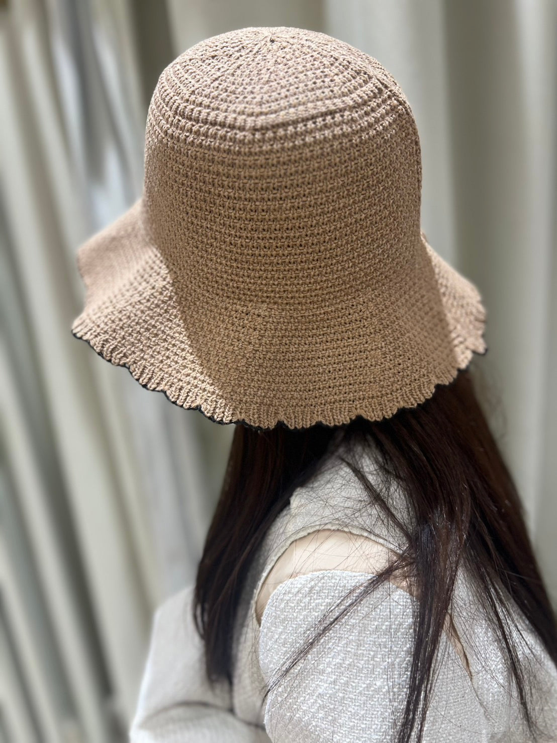 ◎スカラップハット