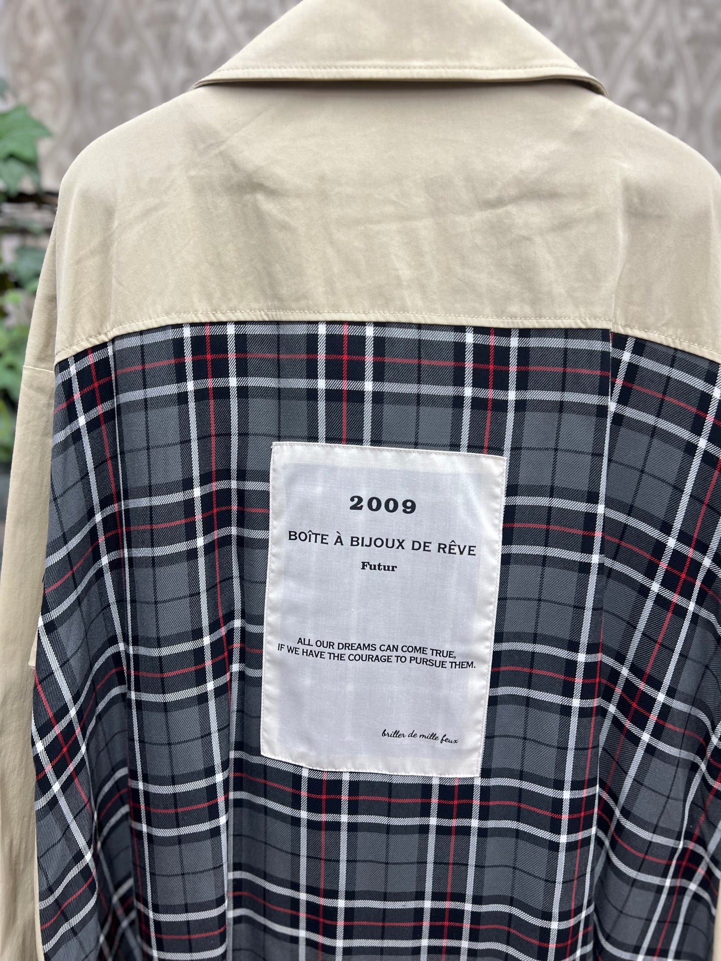 DOS DIOSAS バックチェックコート