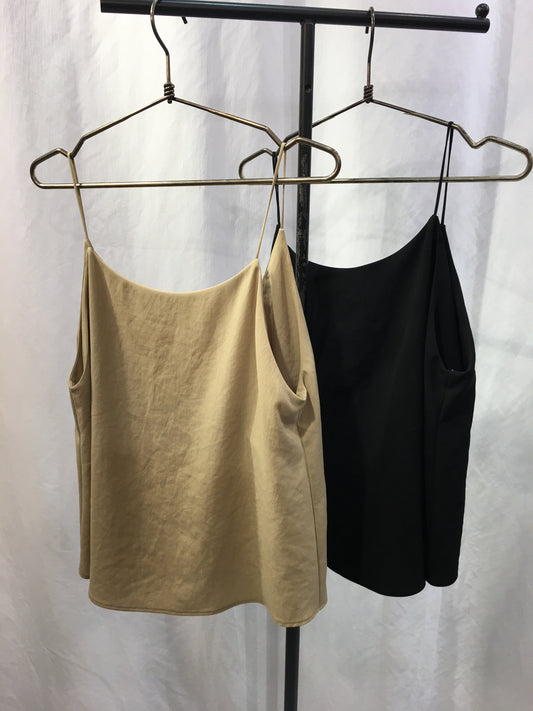 ☆cafuneマットストレッチジョーゼットキャミ