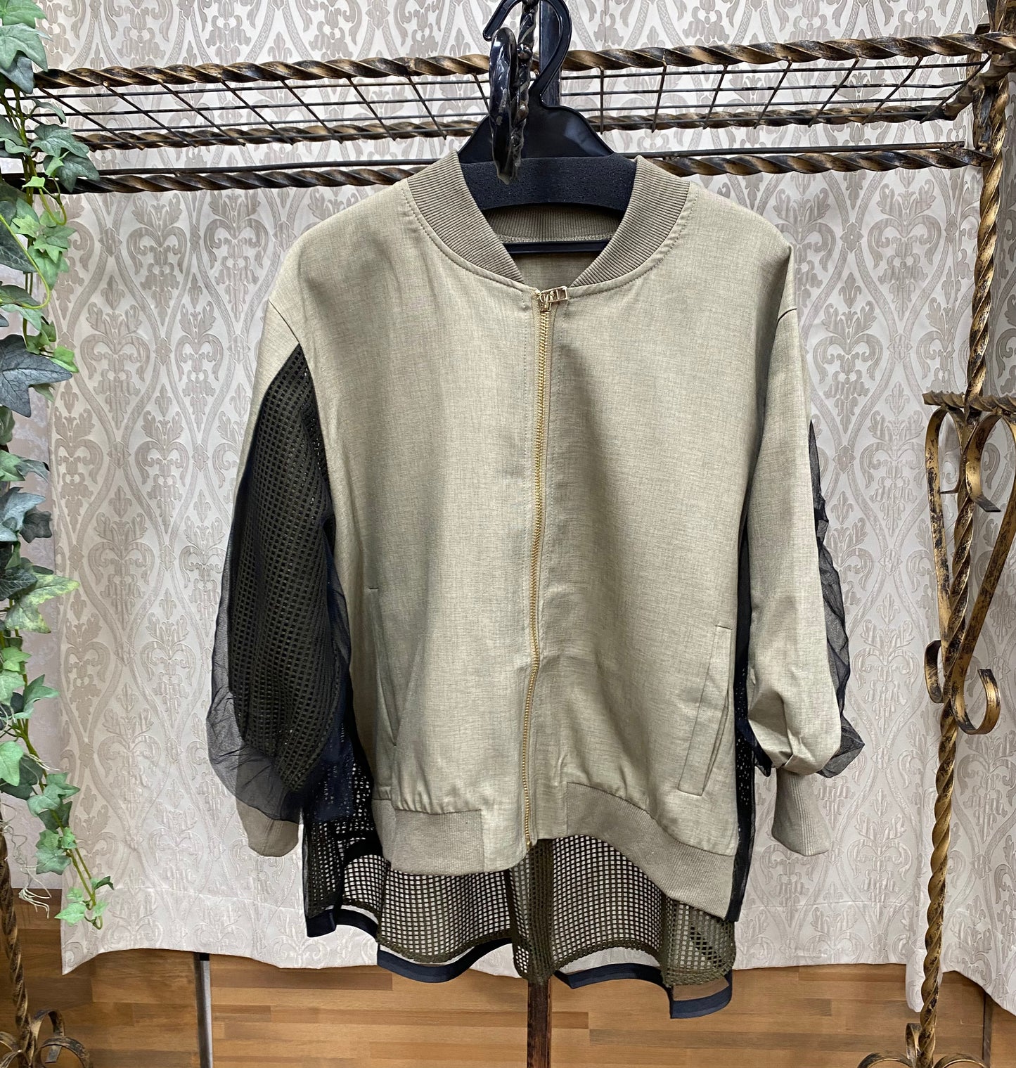 オーバーチュールメッシュブルゾン