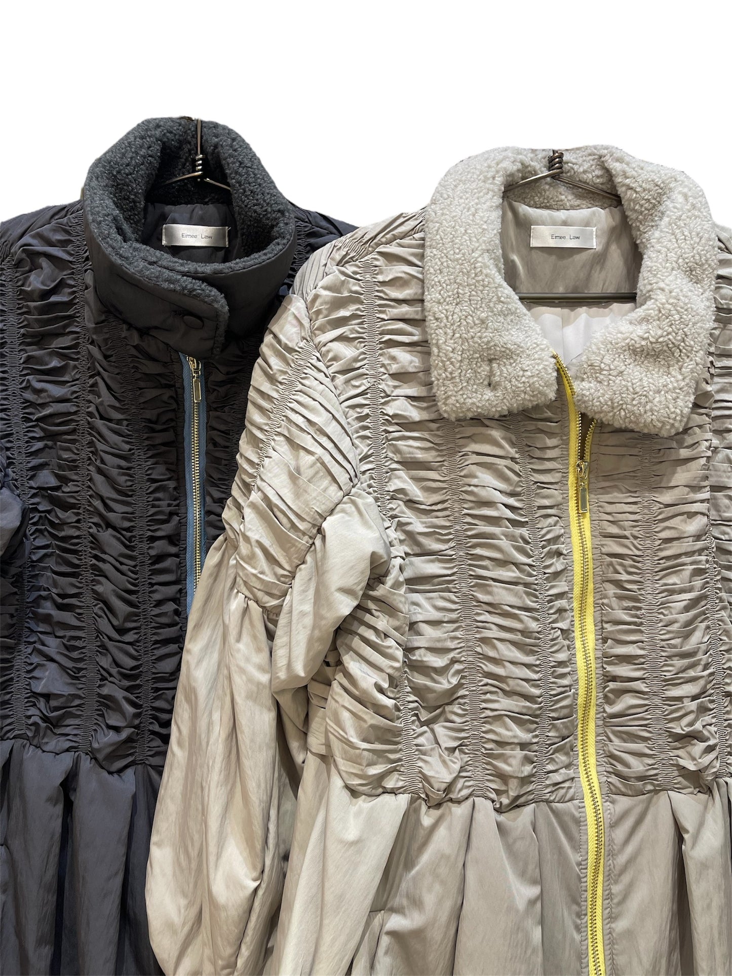 ◎Eimee Law シャーリング中綿ロングコート