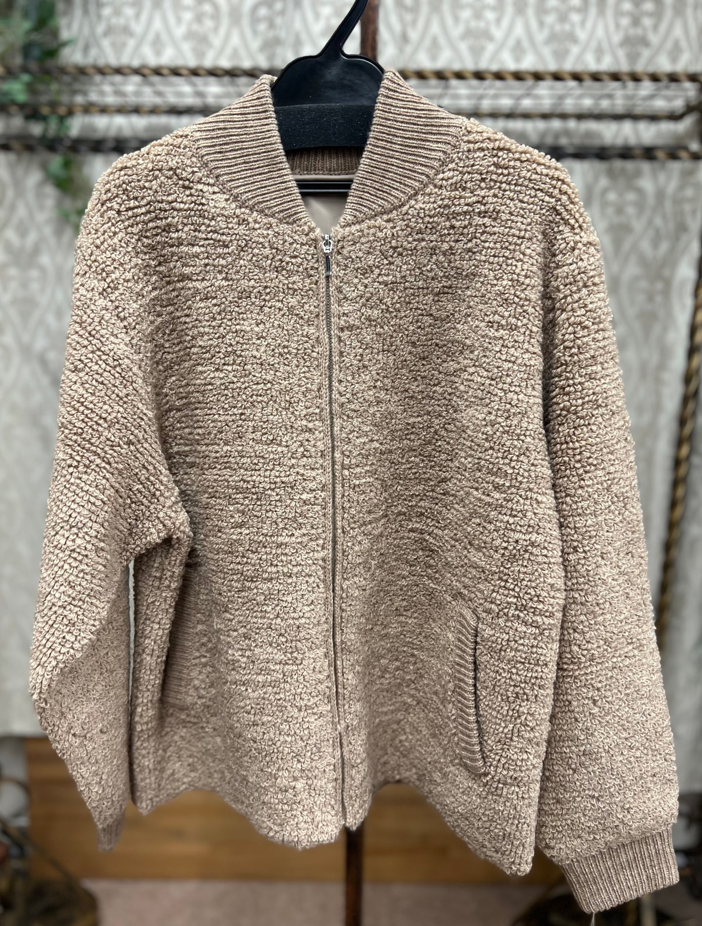 epidemique パイルニットブルゾン