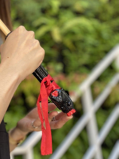 nuts 日傘 ドッグ フリンジ【本体価格+送料770円込み】