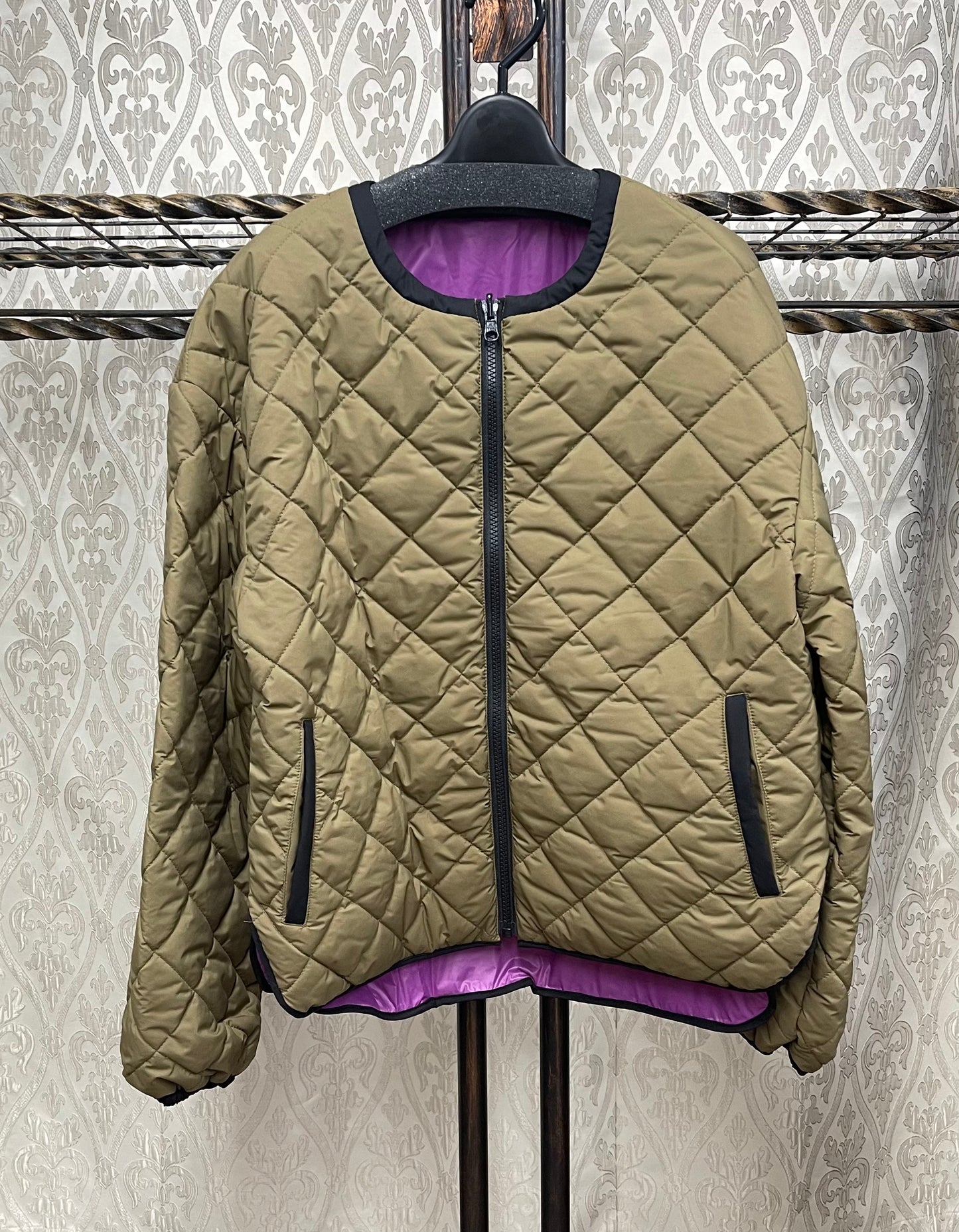 C'EST MOIJEUリバーシブルキルトJK