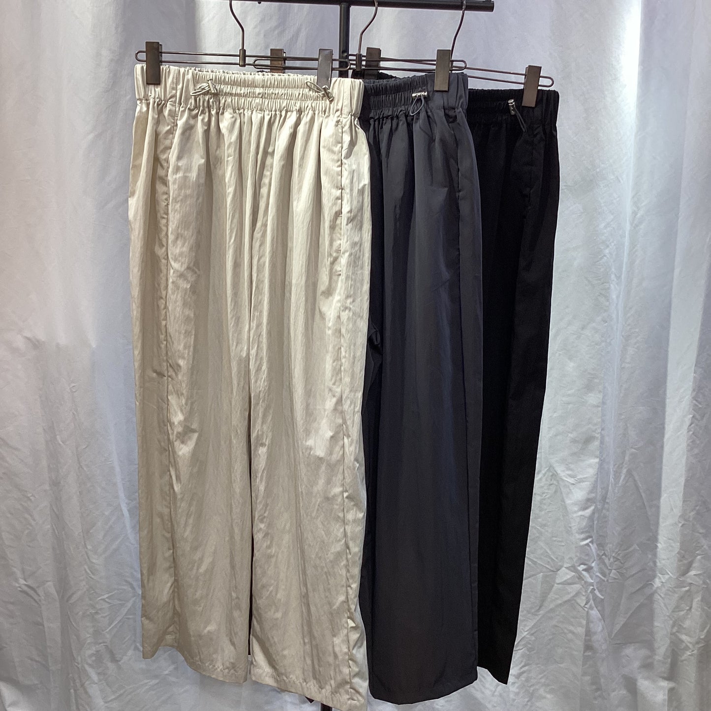 ☆ウエストドロストナイロンパンツ