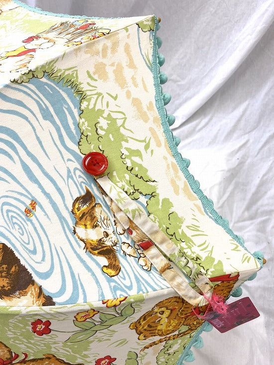 nuts 日傘 ポンポン小【本体価格+送料770円込み】