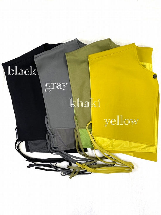 MH サイドリボンポンチベスト