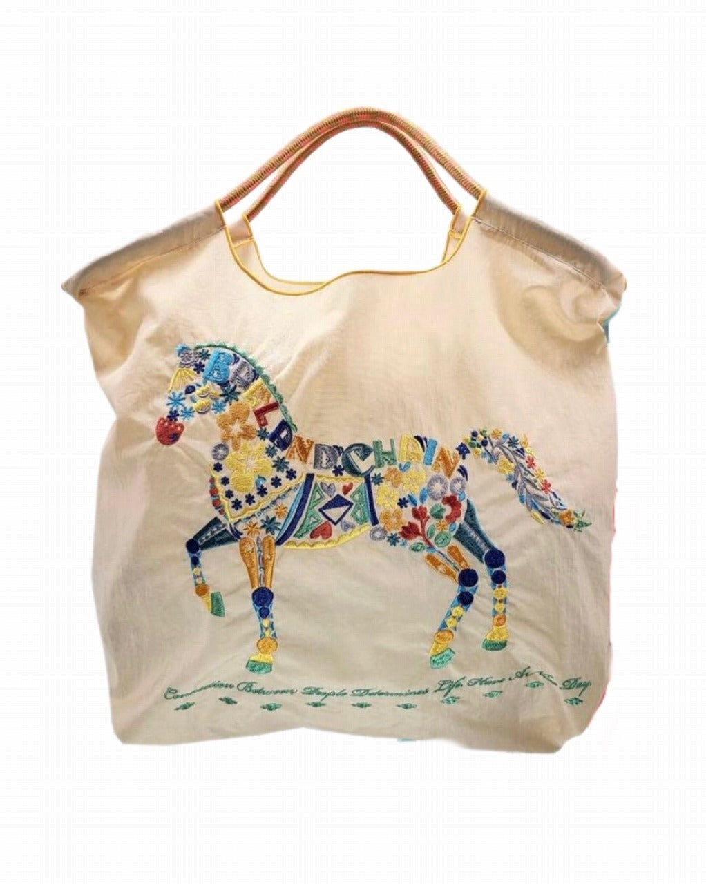 Ball & Chainエコバッグ(M) FLOWER HORSE