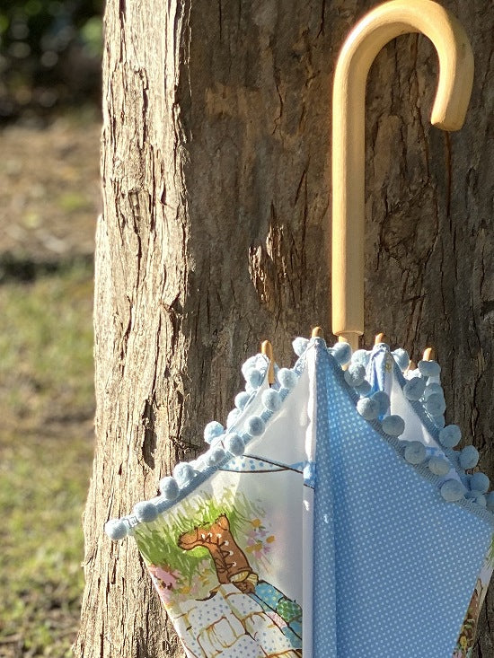 nuts 日傘 ポンポン小【本体価格+送料770円込み】