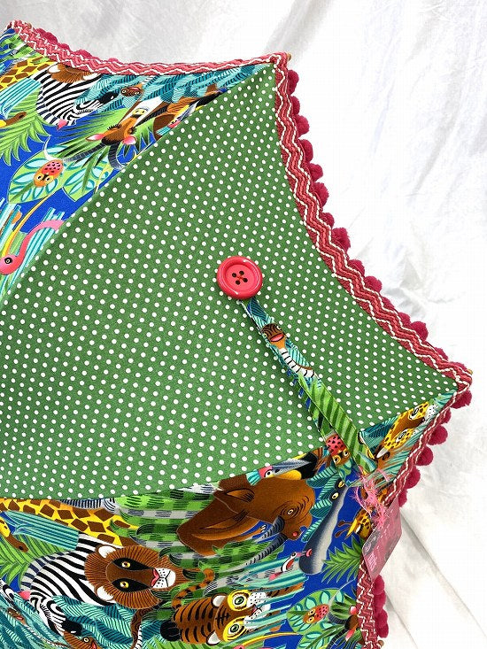 nuts 日傘 ポンポン小【本体価格+送料770円込み】