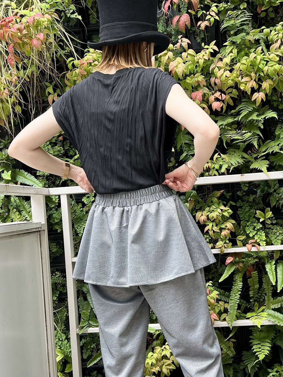 M.H クリンクルフレンチTシャツ