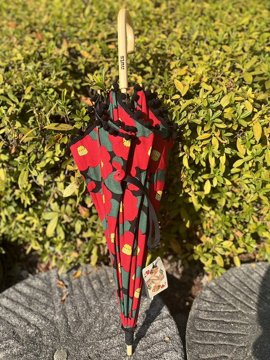 nuts日傘 ポンポン小【本体価格+送料770円込み】