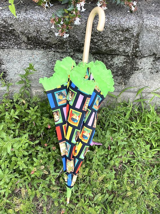 nuts 日傘 フリルプリーツ【本体価格+送料770円込み】