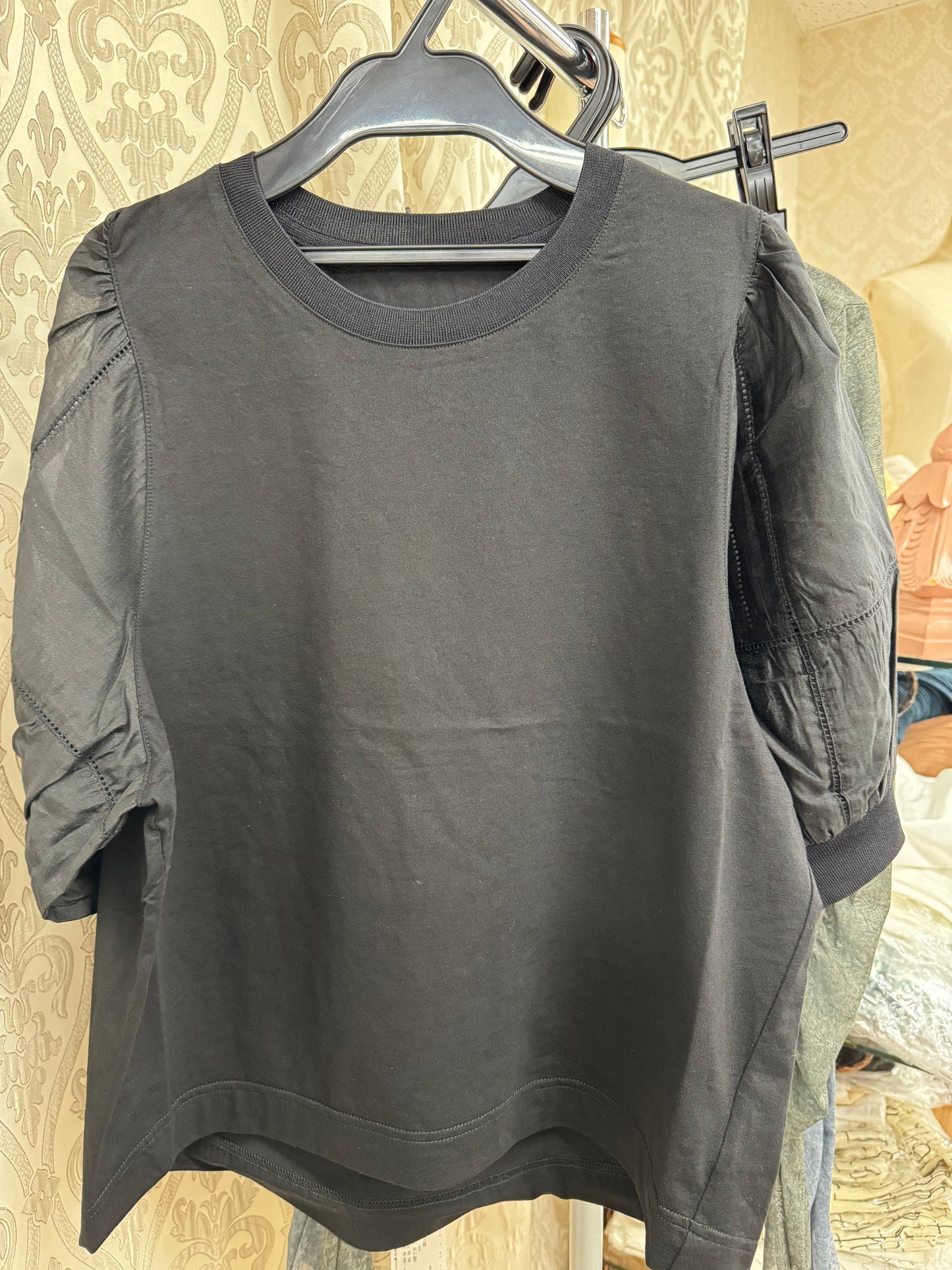 tricot toricot パフスリーブカットソー