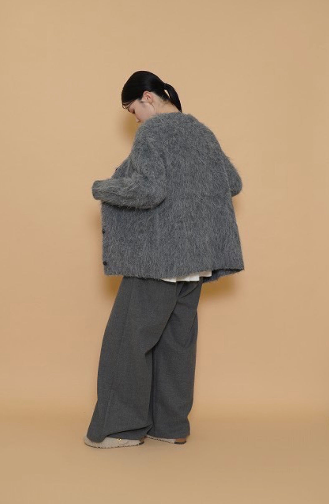 ⭐︎【予約商品】CYAN ロングシャギーカーデ 即日決済10%クーポン還元🎁