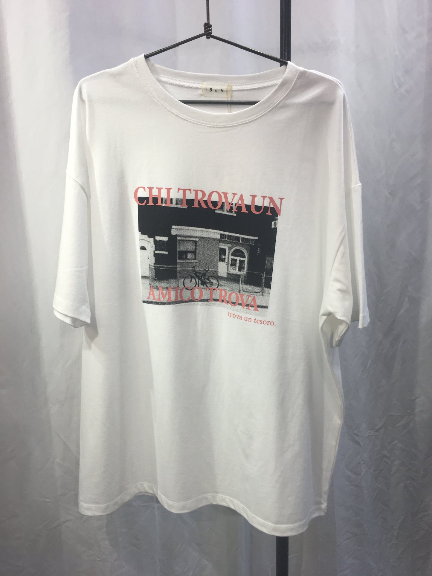 ☆Bab フォトプリントカラーロゴTシャツ