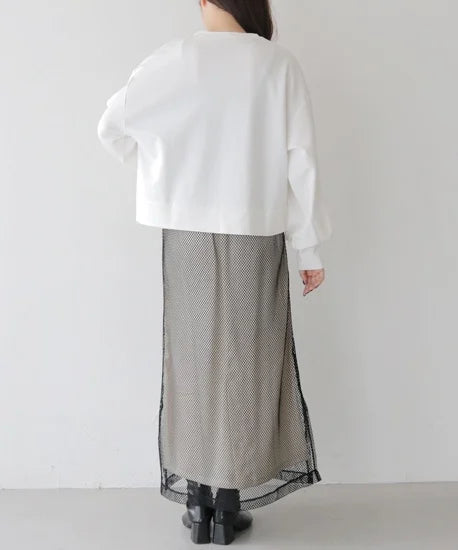 vingtrois ボリューム袖フォトプリントPO