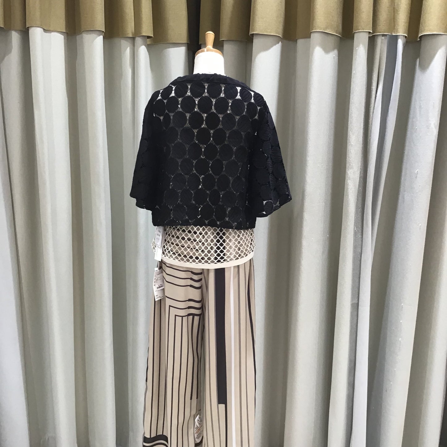 ◎ドットジャガードレースボレロ