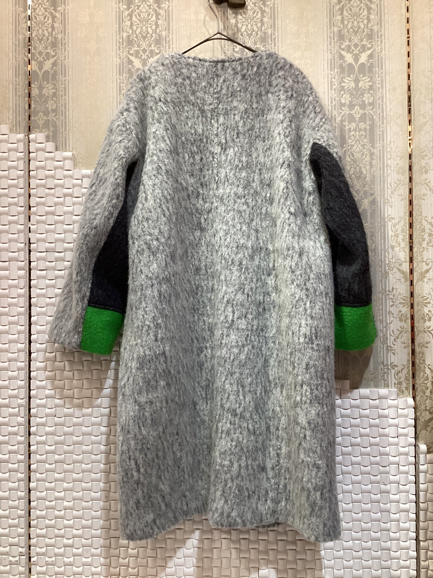 ◯Eimee Law マーブルシャギーロングコート