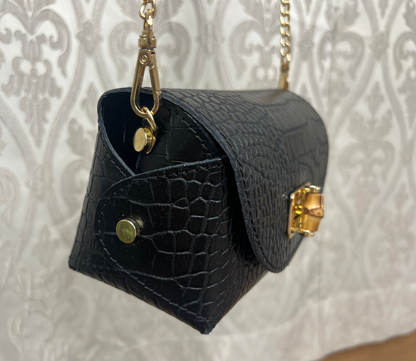 MILLELA FIRENZE 型押しショルダーバッグ