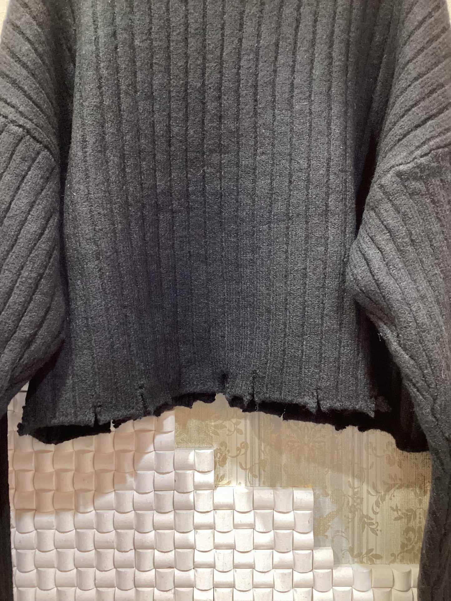 ◯ダブルZIPダメージハイネックPO