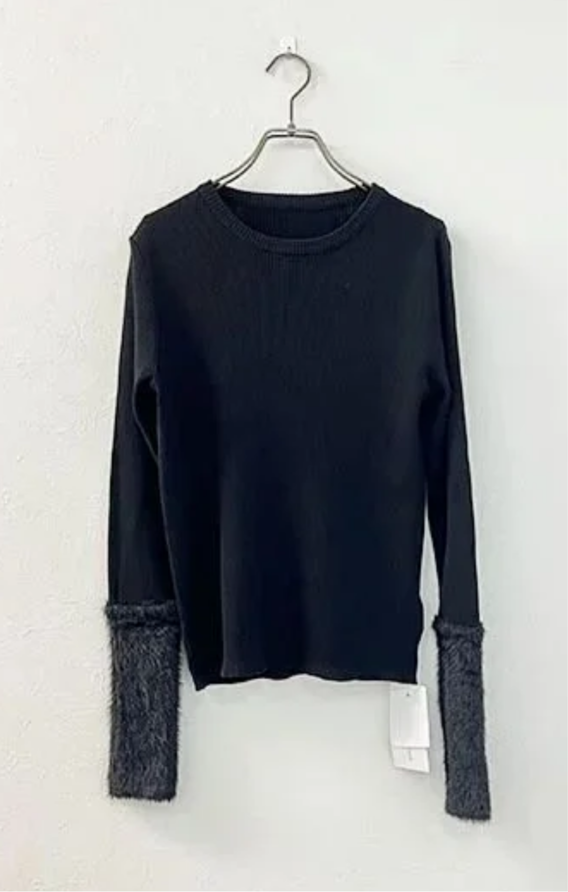 vingtrois シャギー切替リブニット