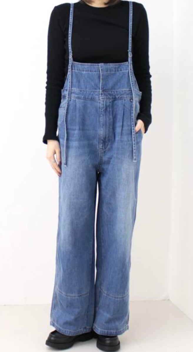 MUCCさん専用 ウォッシュデニムサロペット
