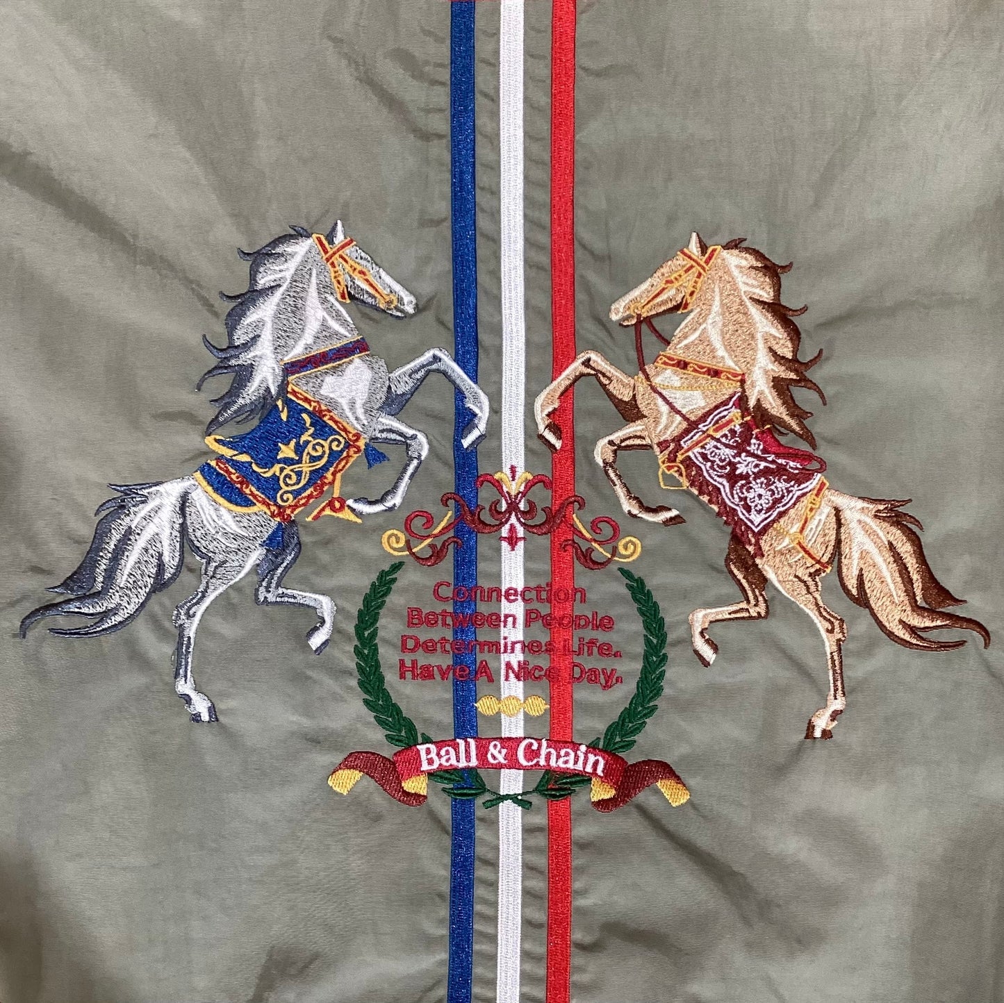 ☆ball&chain エコバッグ TWO.HORSES (Mサイズ)