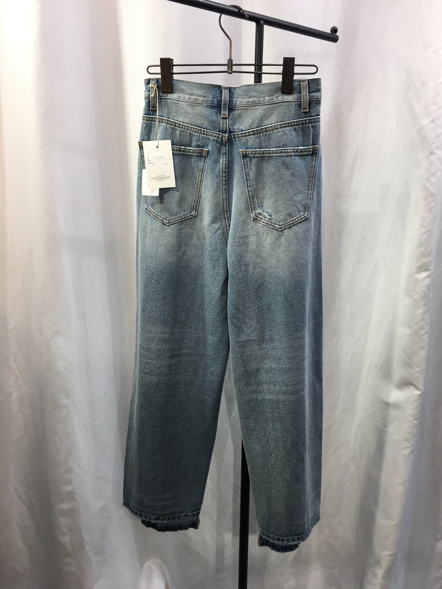 ☆YENN CURVED SEAM DENIM PT
