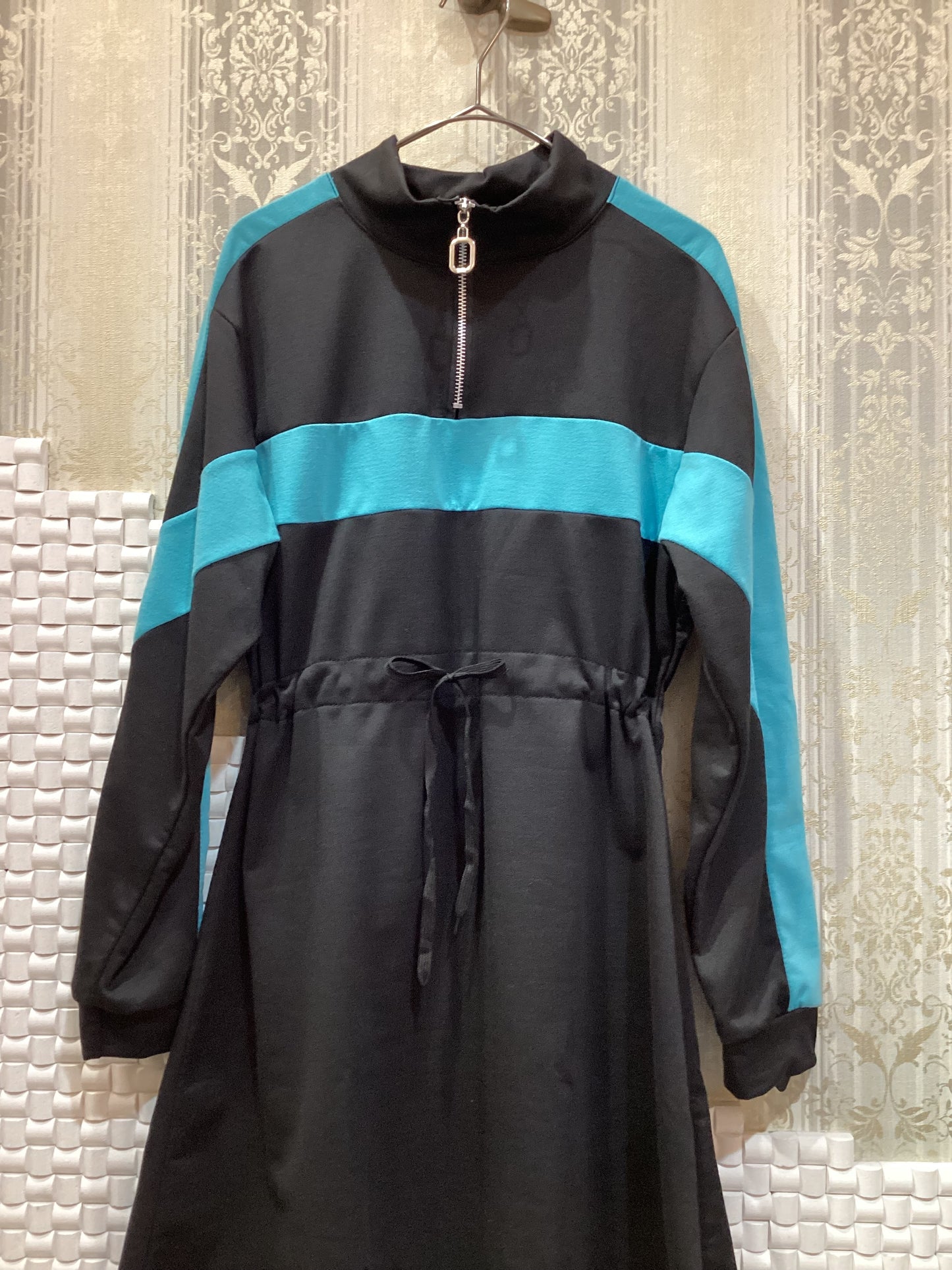 ◯配色ハーフZIPチュニック