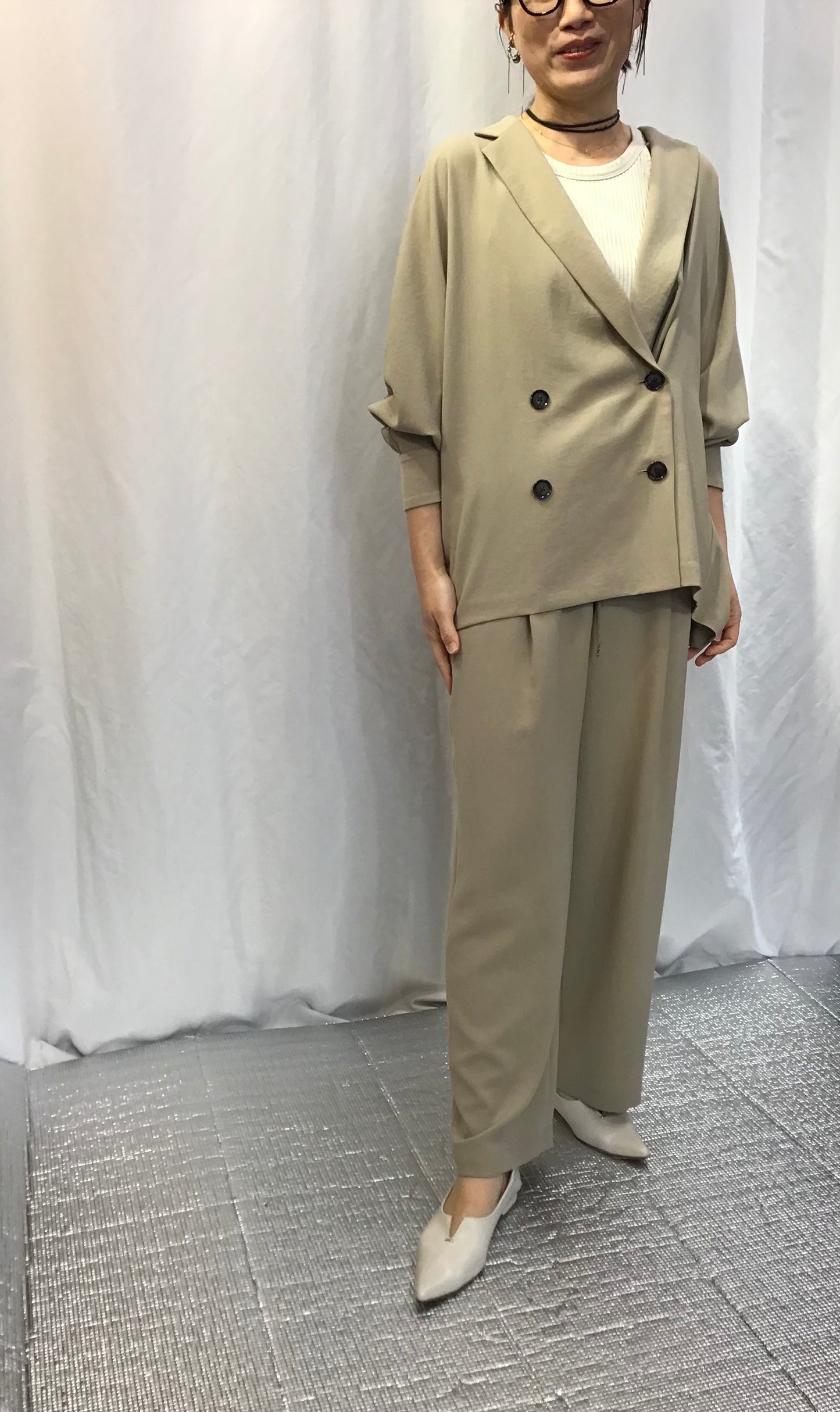 ☆cafune タックイージーパンツ