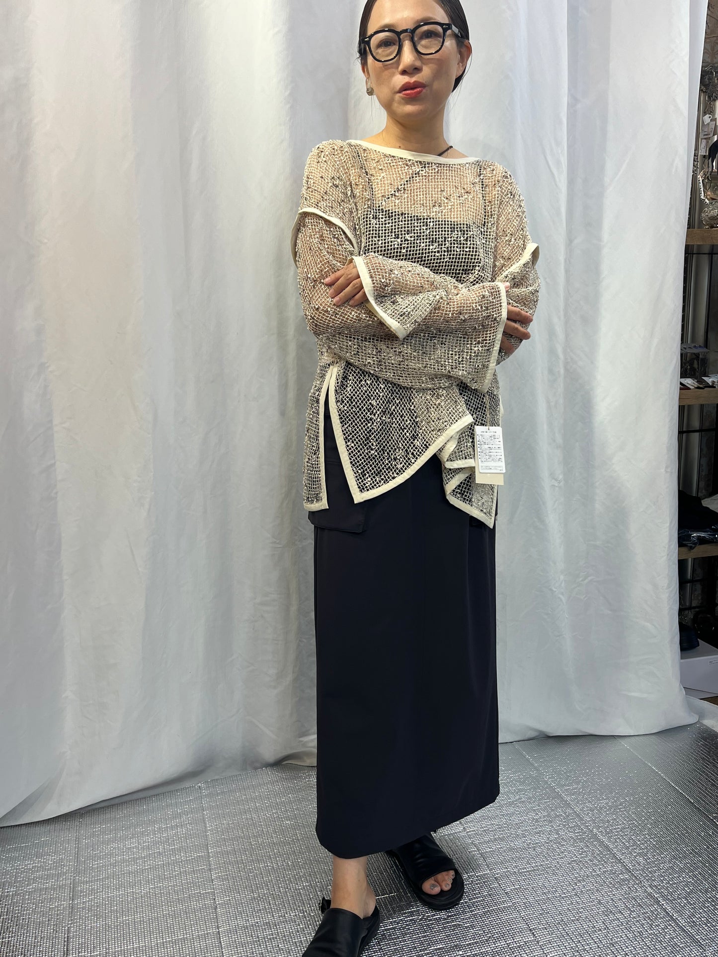 ☆cafuneメッシュツイード2WAYPOq