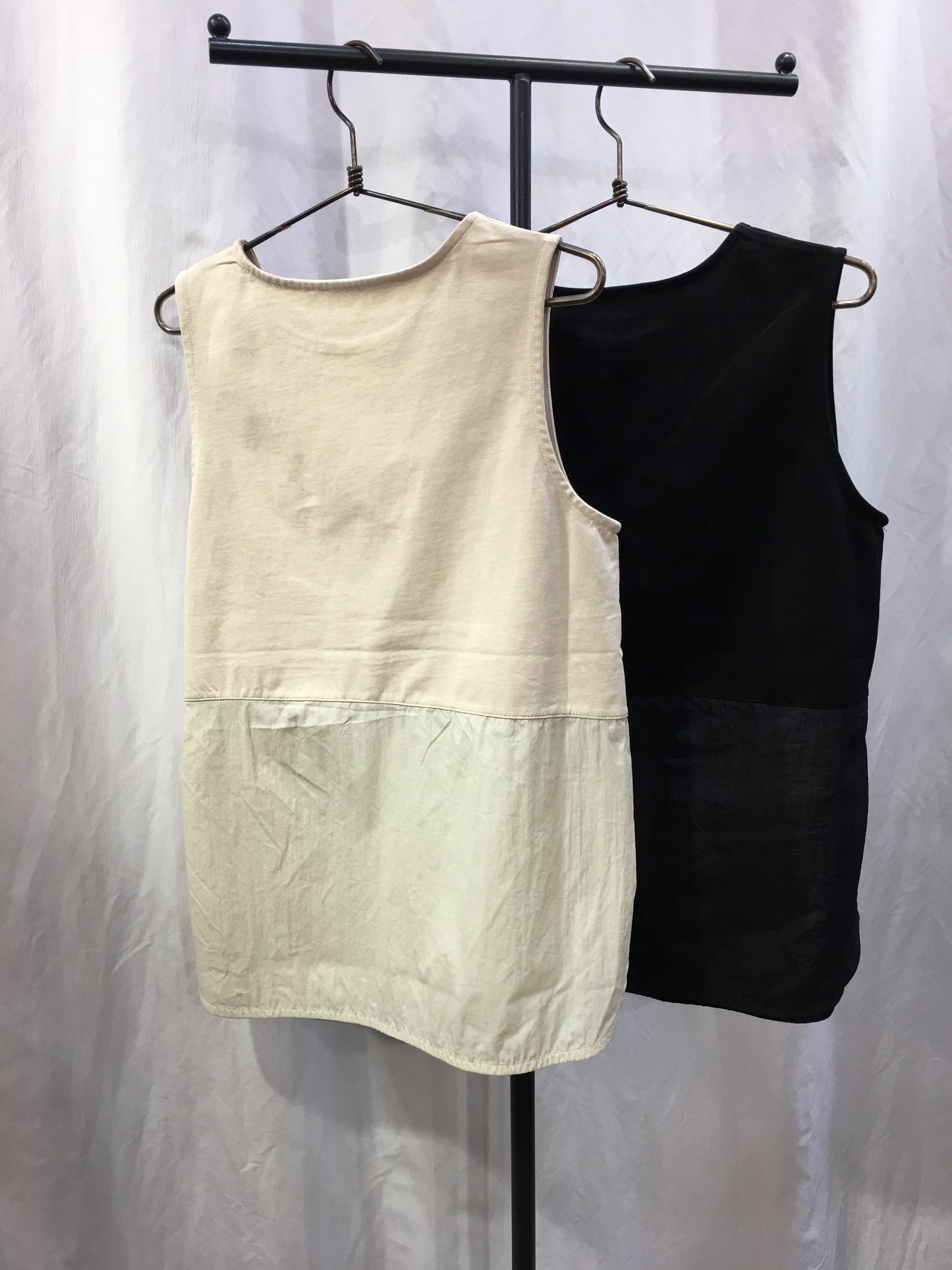 ☆C'EST MOIJEU 布帛切り替えタンク【ホワイトのみ予約商品 GW前後入荷予定】