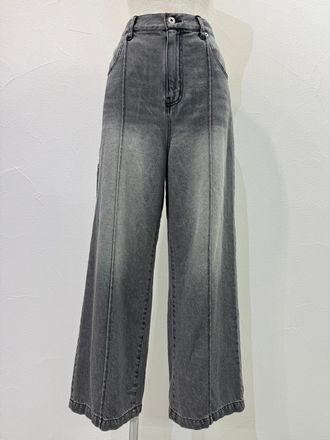 ☆予約CYAN ソフトデニムピンタックワイド【即日決済で次から使える10%還元クーポンもらえます】