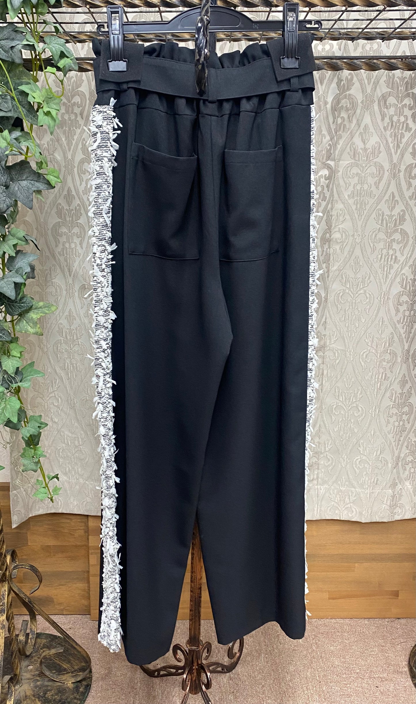 DOLLUPOOPSベルト付サイドツイードPT