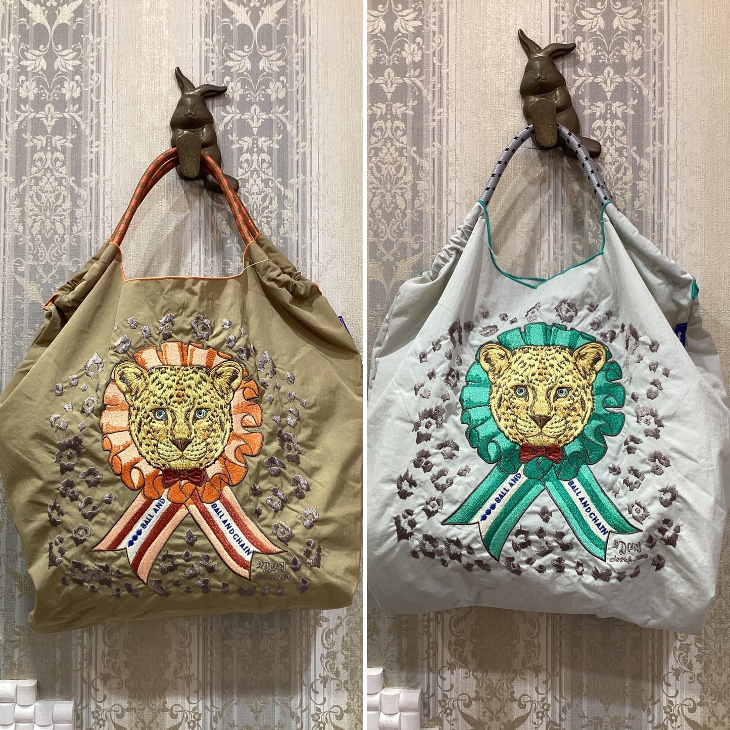 ☆ball&chain エコバッグ D.REOPARD (Mサイズ)