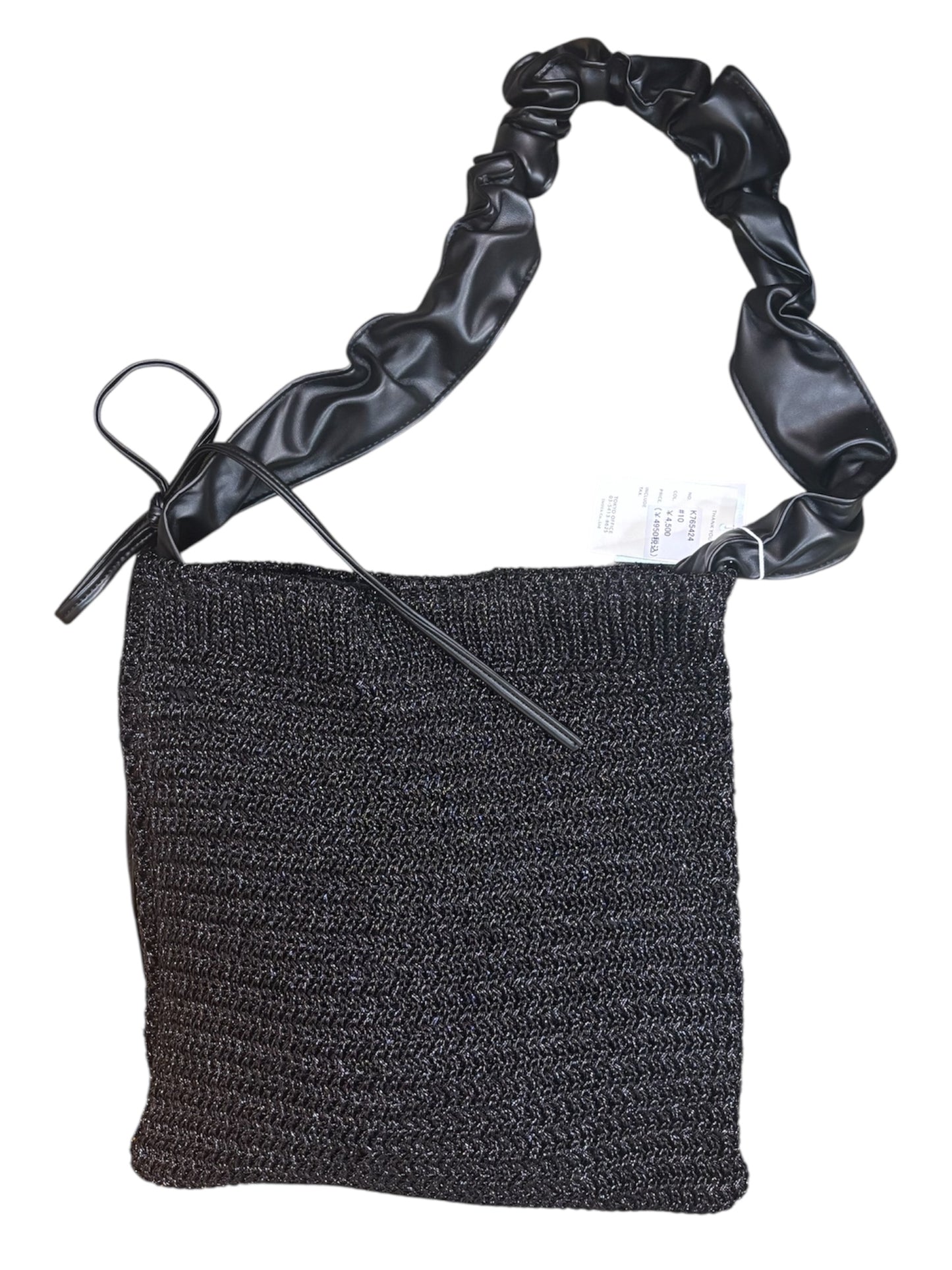 ☆持ち手フリルラメバッグ