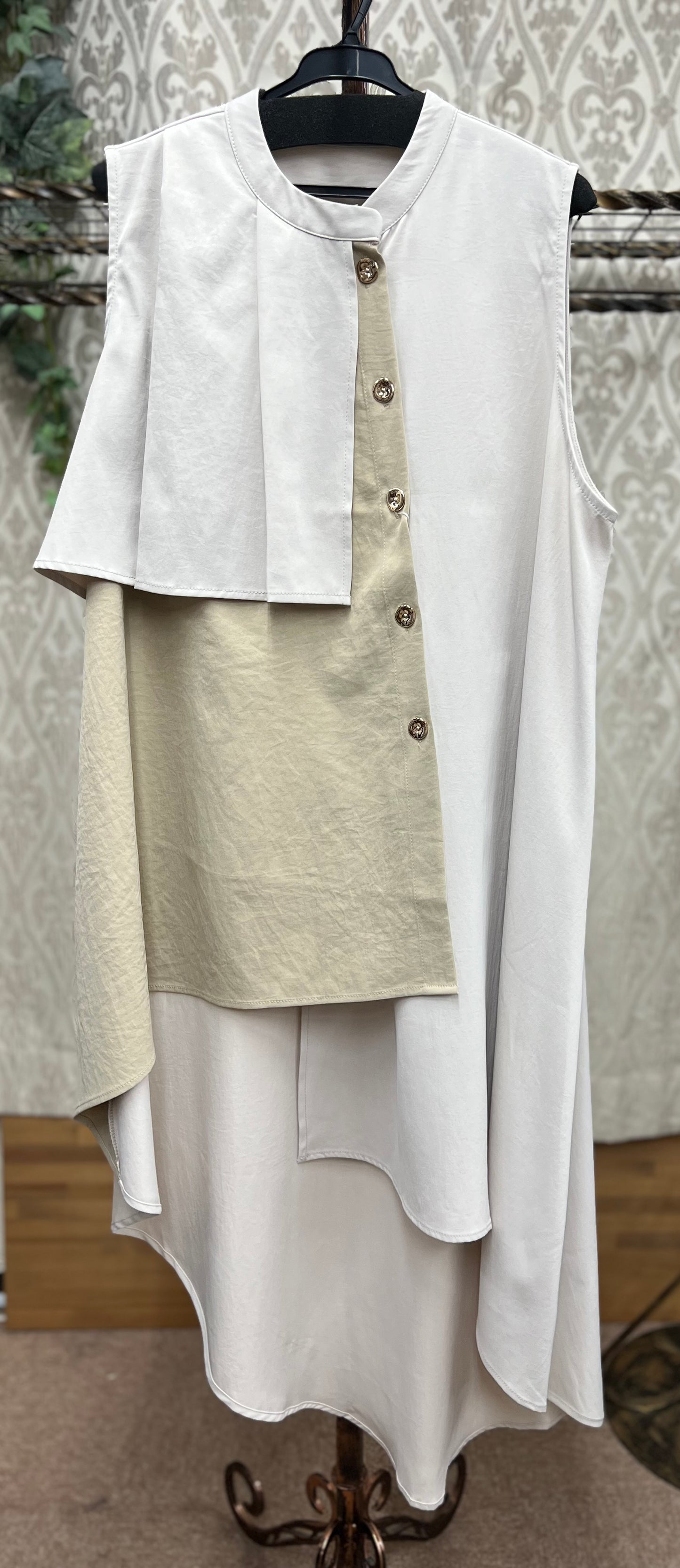 ◎配色フリルノースリジレ