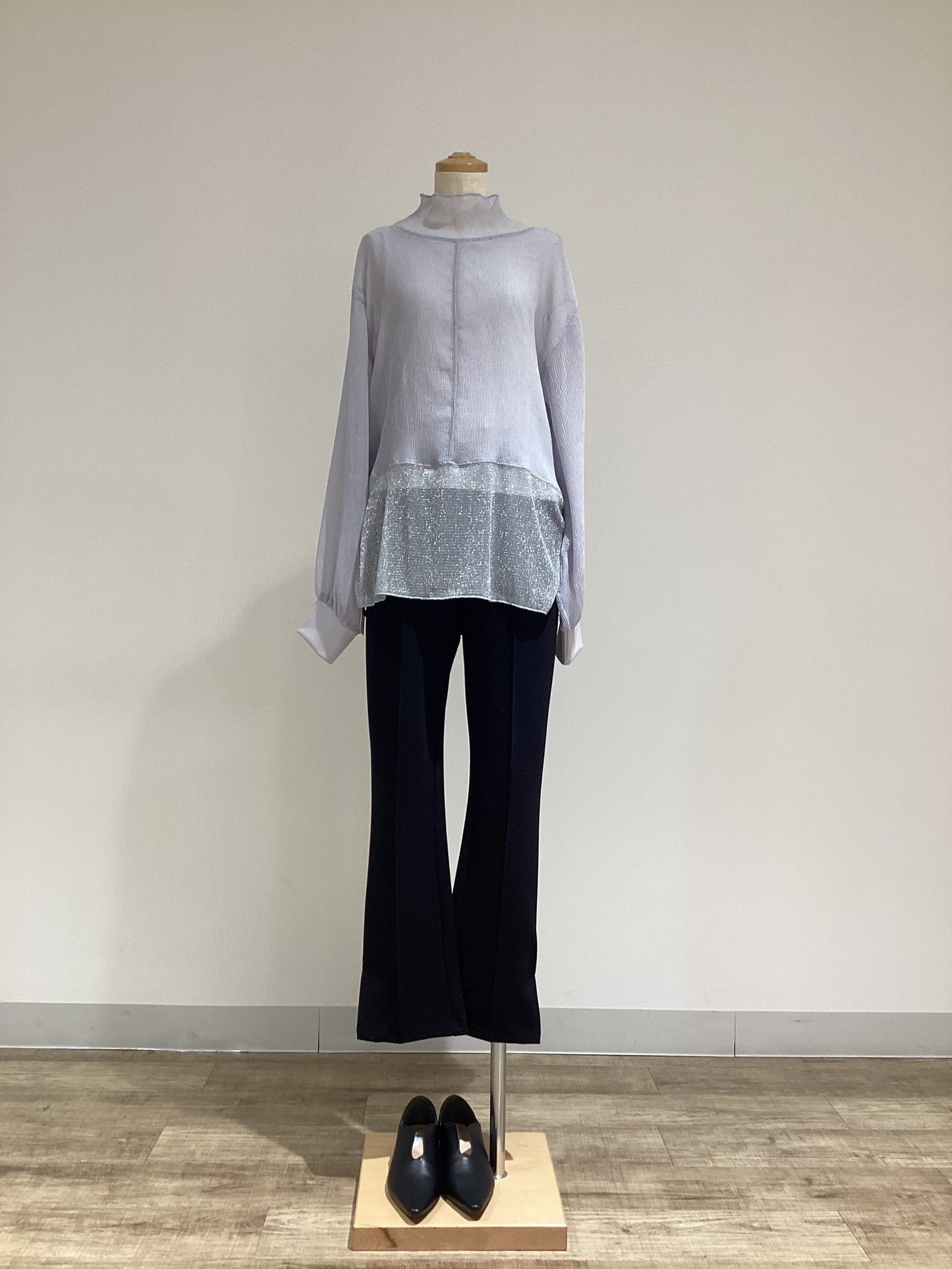 ◯シアープリーツ楊柳TOPS