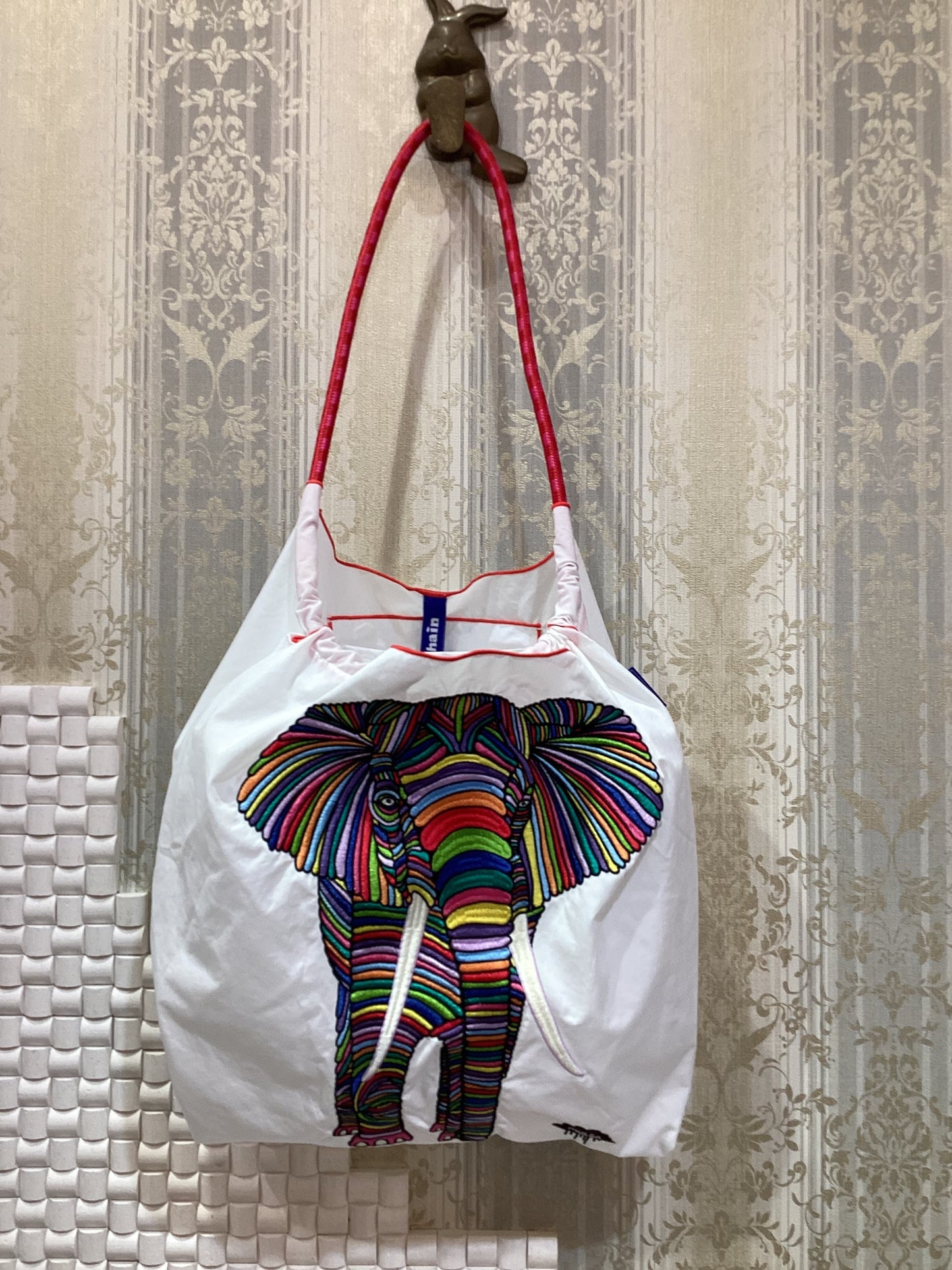 ◯ball&chain エコバッグ M.ELEPHANT(Mサイズ)