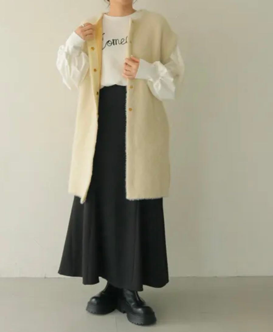 vingtrois ダブルフェイスジレベスト