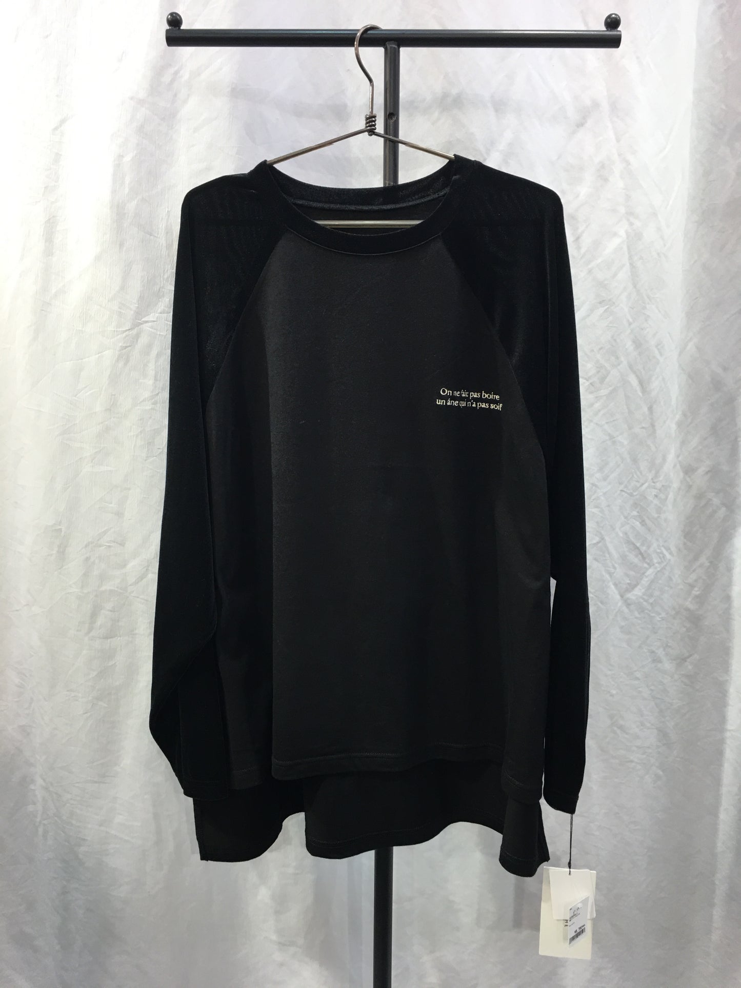 ☆CLOCHE袖シアーベロアT