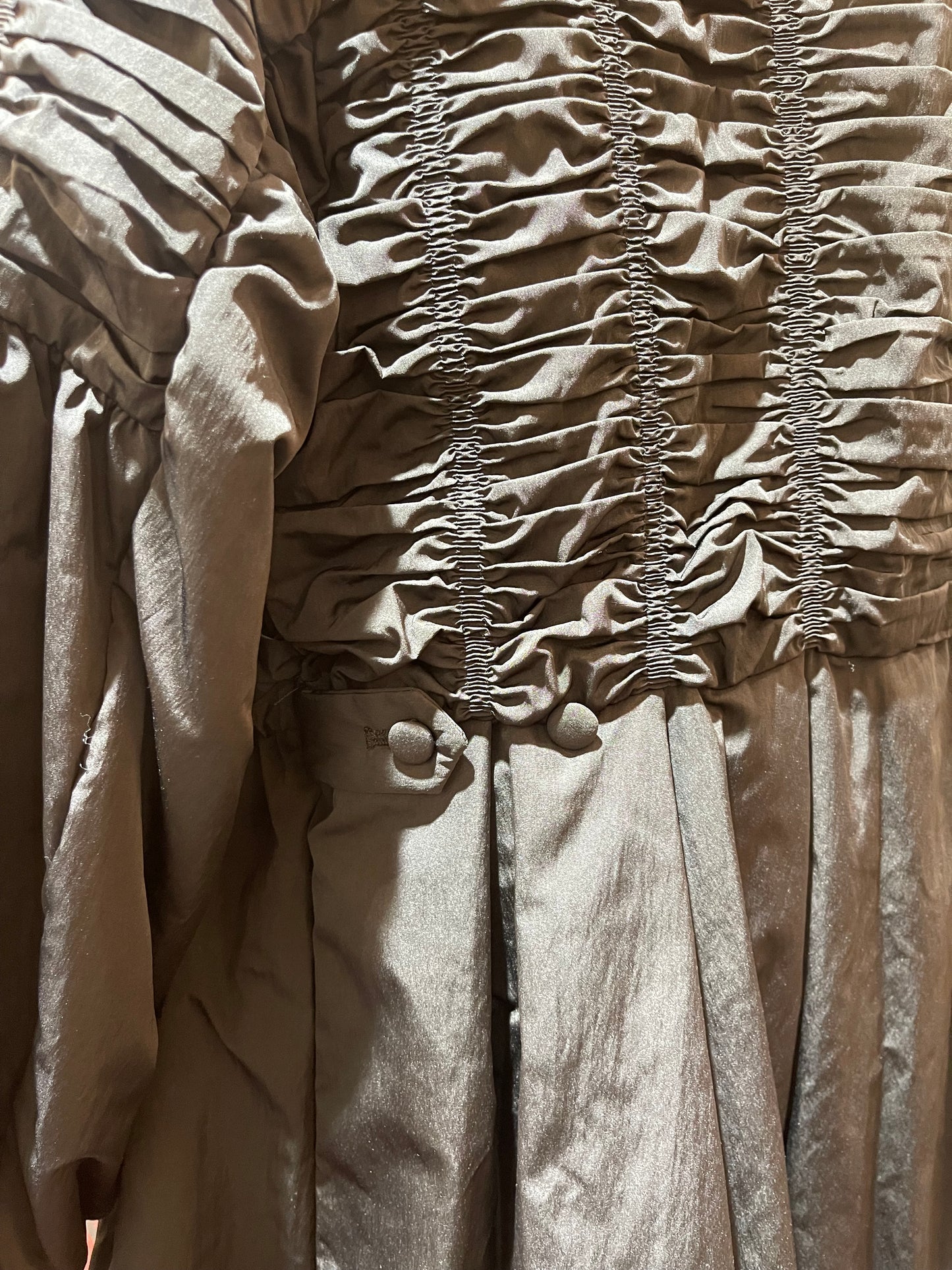 ◯Eimee Law シャーリング中綿ロングコート