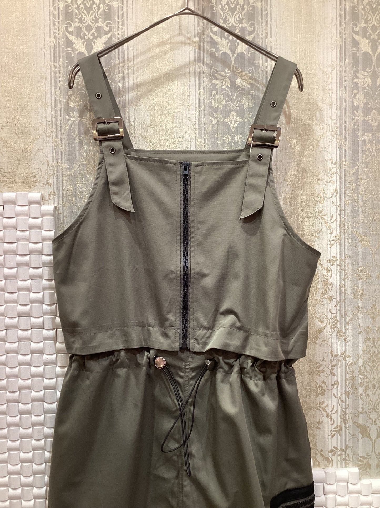 ◯アルファベットZIP3WAYサロペット