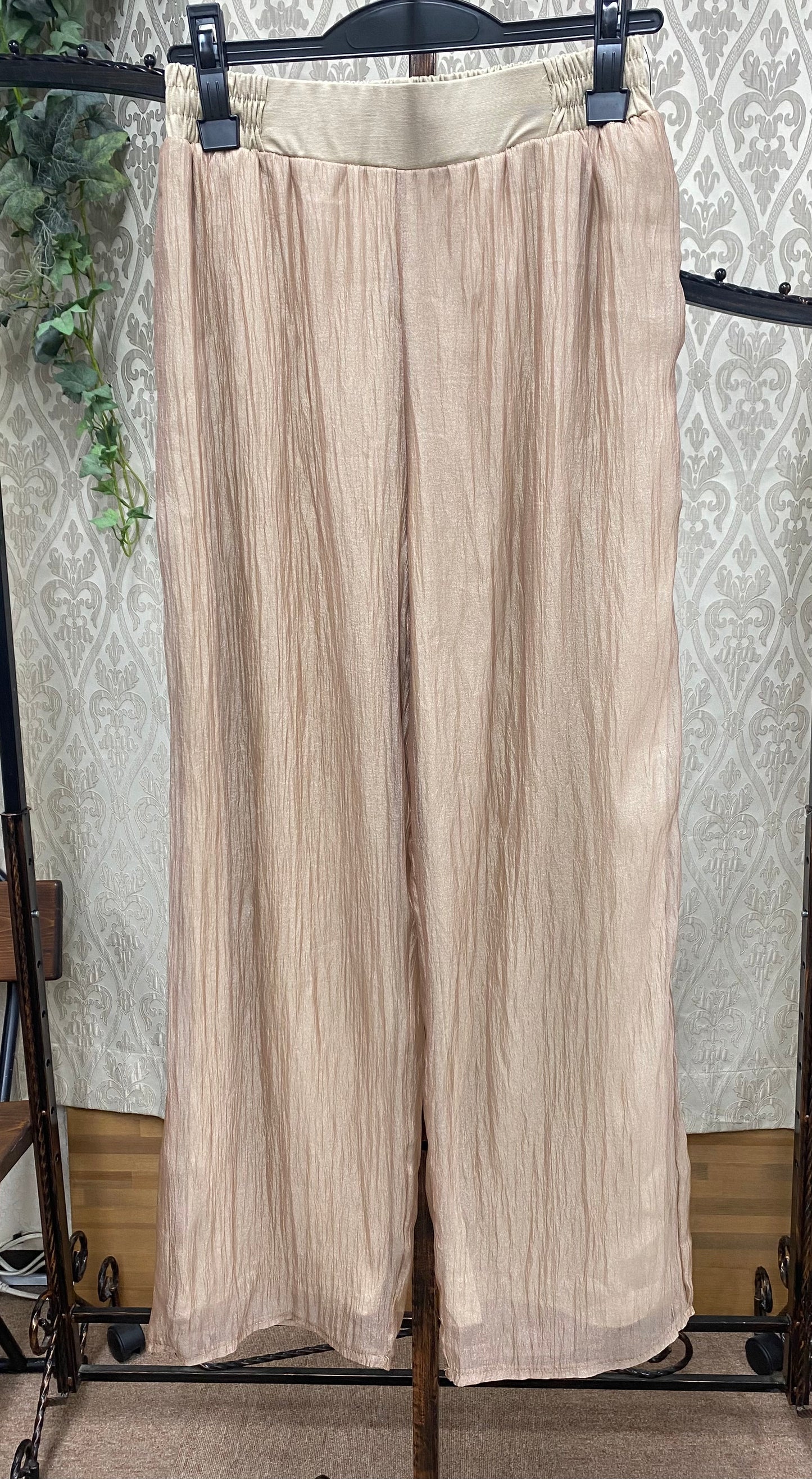 接触冷感シアー重ねパンツ