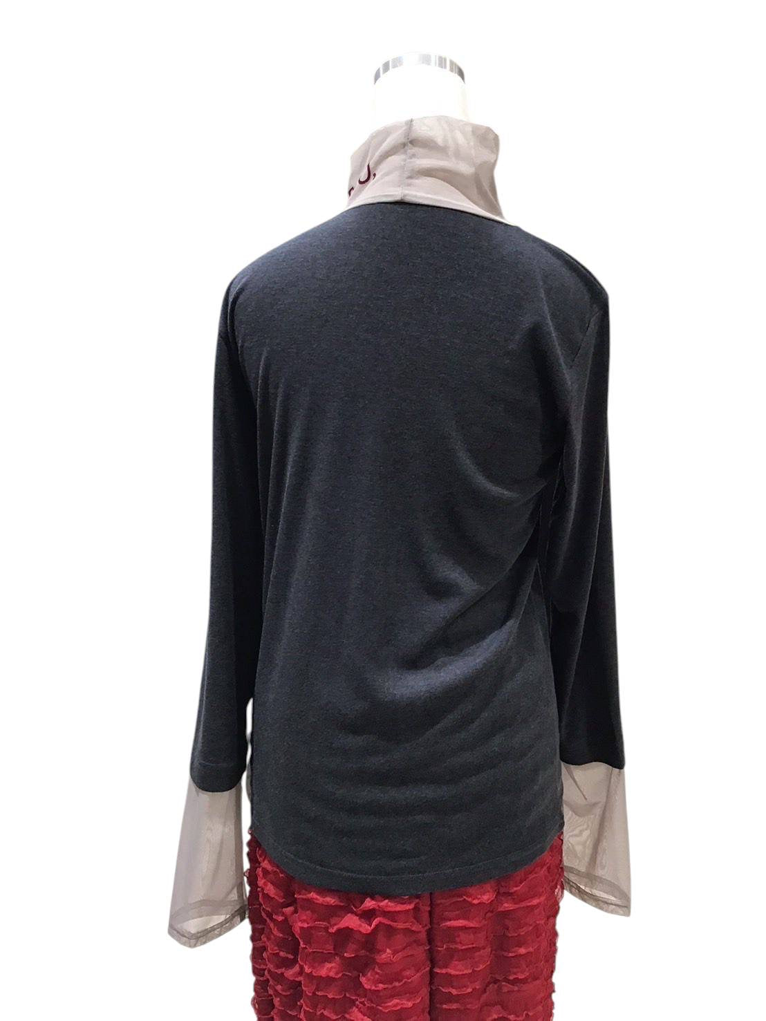 ◎Eimee Law フロッキーテキストハイネックTOPS