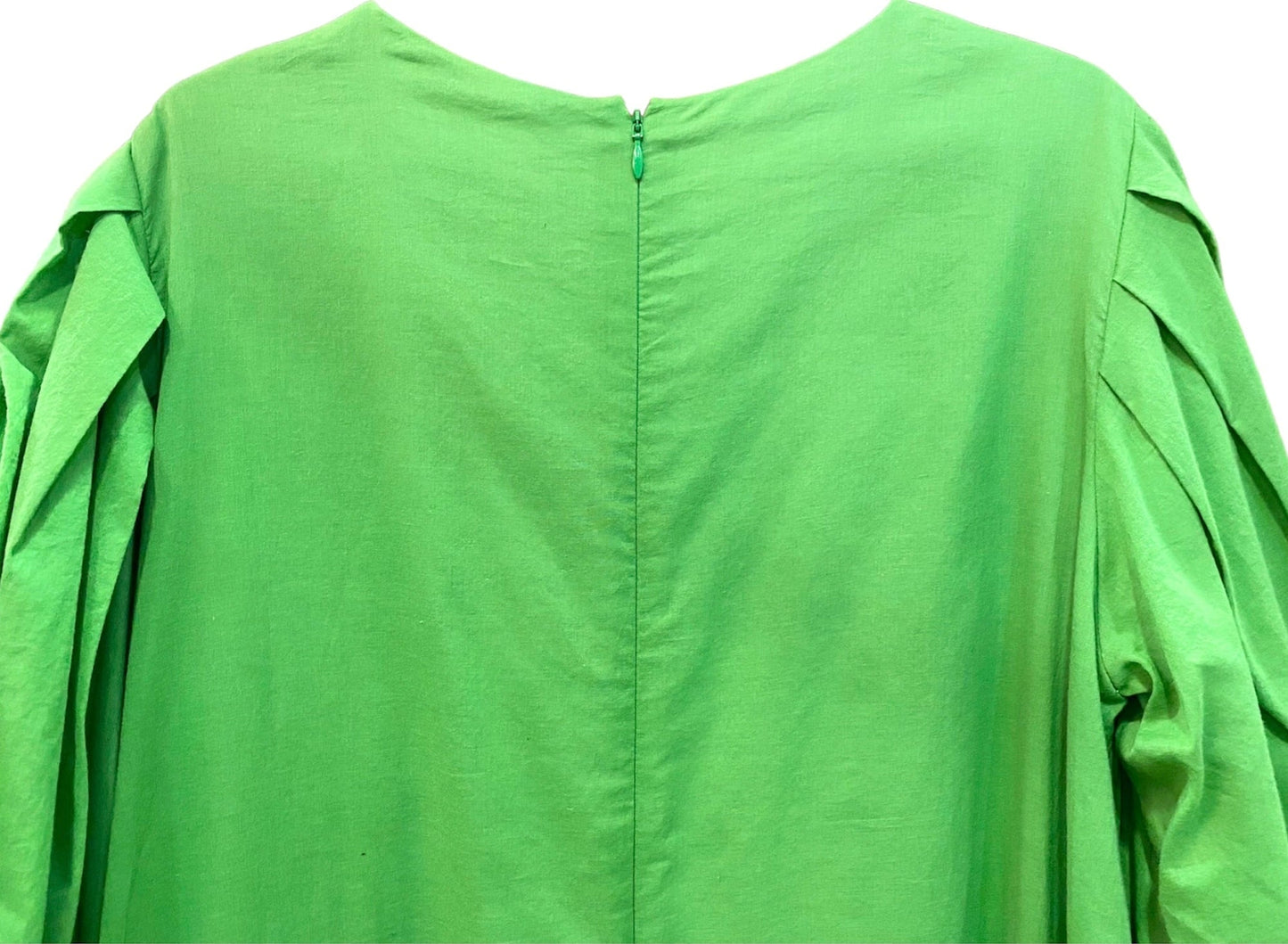 ☆【SALE】CLOCHE袖ボリューム綿ワンピース