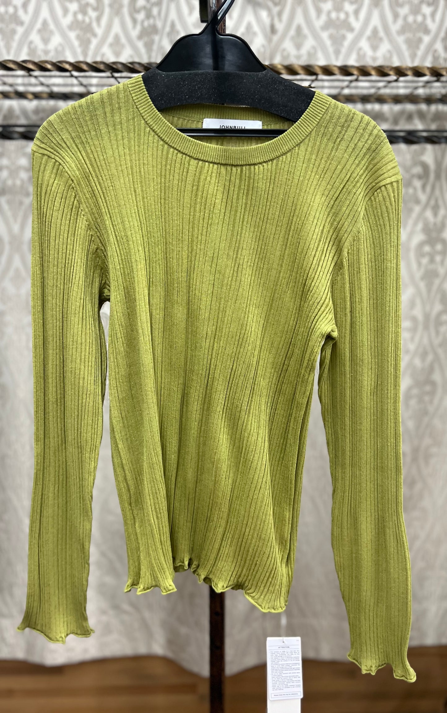 JOHNBULL 16GGランダムリブプルオーバー