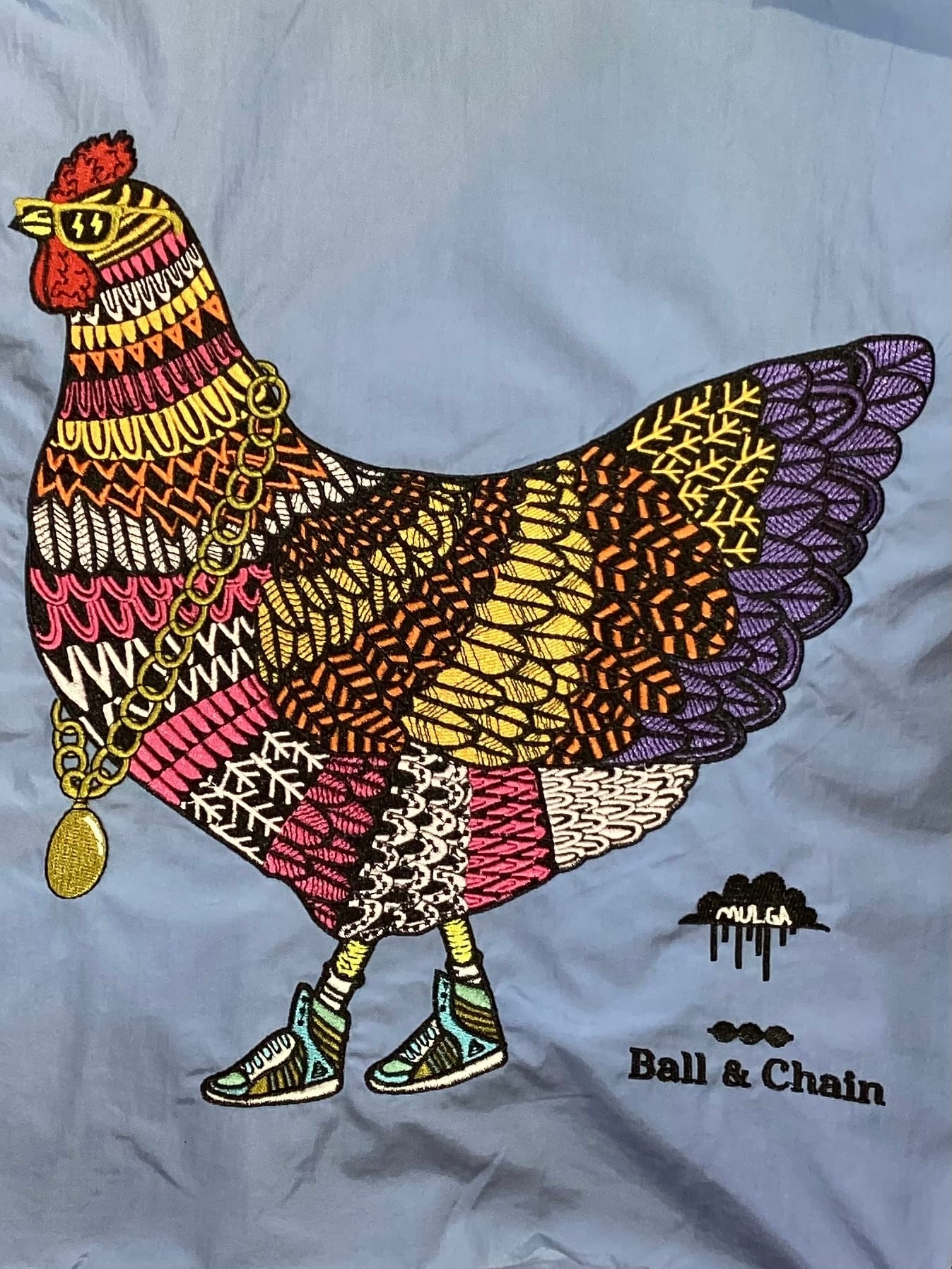 ◯ball&chain エコバッグ M.CHICKEN (Mサイズ)