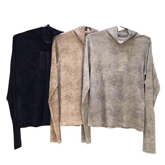 ◎Eimee Law ニュアンスベロアハイネックTOPS